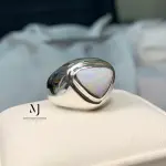 Opal Ring - Natural Australian Opal Sterling Silver 925 Handmade Ring - October's Birthstone