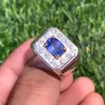 Natural Blue Sapphire Ring 925 Sterling Silver Handmade Jewelry - Sep Birthstone