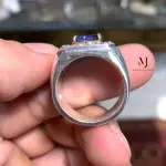 Natural Blue Sapphire Ring 925 Sterling Silver Handmade Jewelry - Sep Birthstone