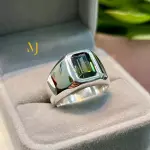 Natural Tourmaline Ring - Natural Tourmaline Sterling Silver 925 Handmade Ring